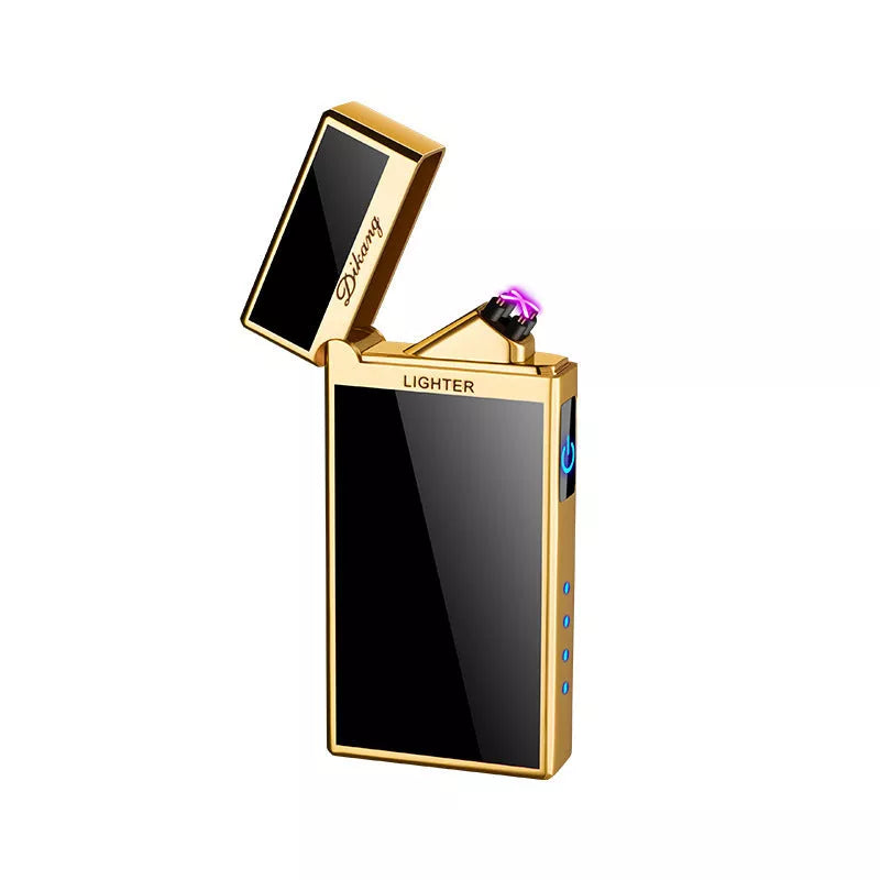 Double Arc Cigarette Lighter with Touch Sensing and Charging