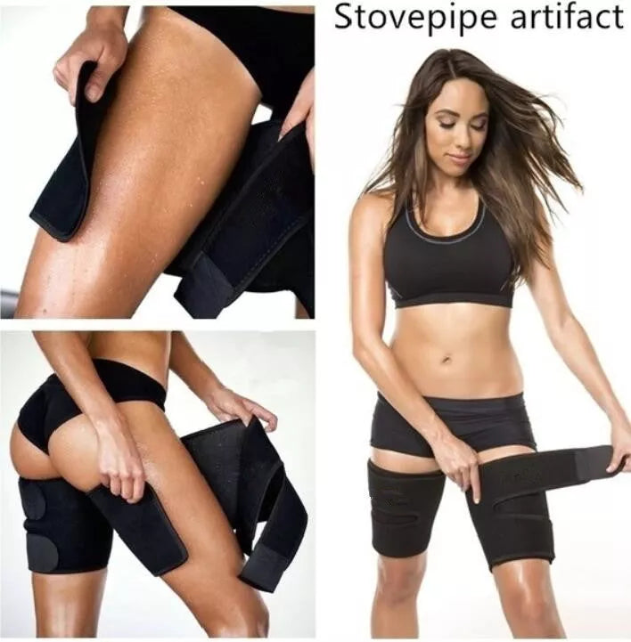 Neoprene Sports Leggings with 75% Chlorine-Containing Fiber for Sweat Protection