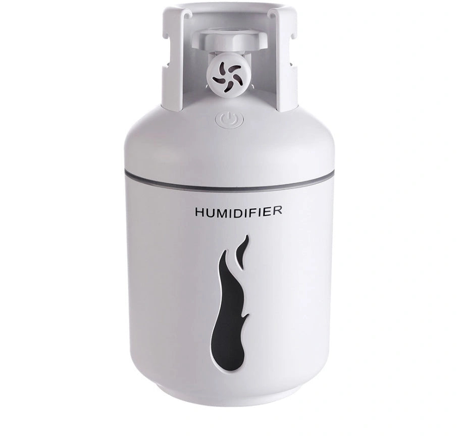 Compact USB-powered humidifier with 300ML water tank