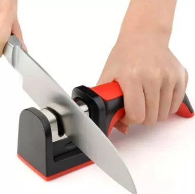 Professional Knife Sharpener with Three-Level Sharpening