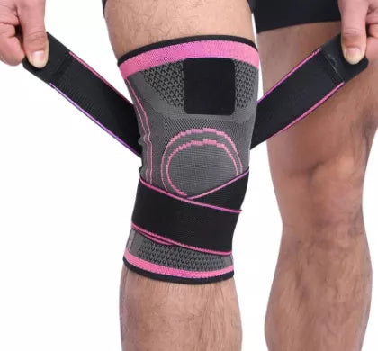 Nylon Knitted Knee Pad for Sports and Fitness
