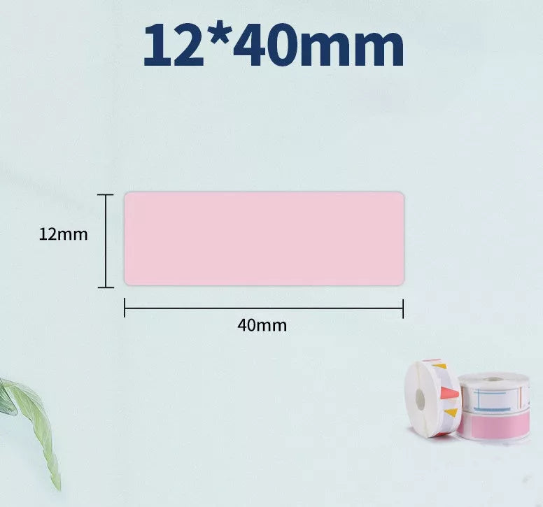 Pure color label thermal paper for home and office use