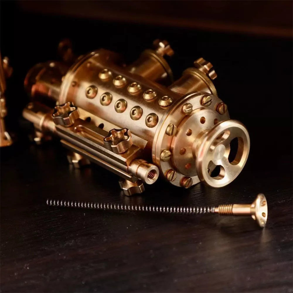 Handmade All Copper Mechanical Punk Kerosene Lighter