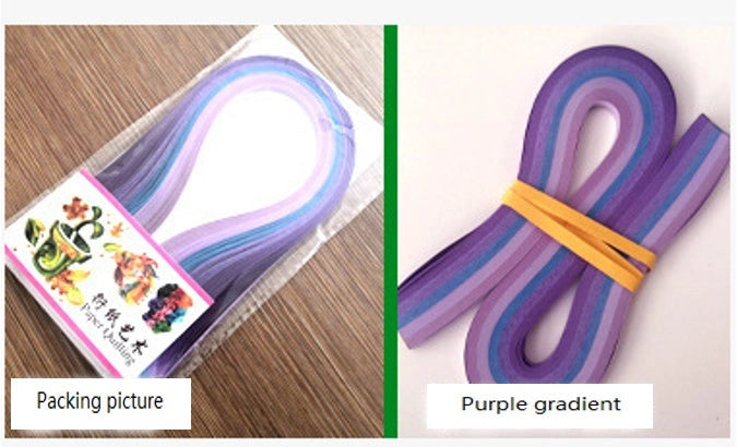 Colorful Gradient Star Origami Paper Set