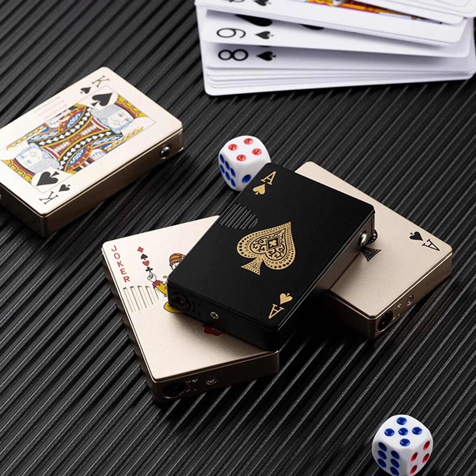 Playing Card Lighter with Money Detector Light