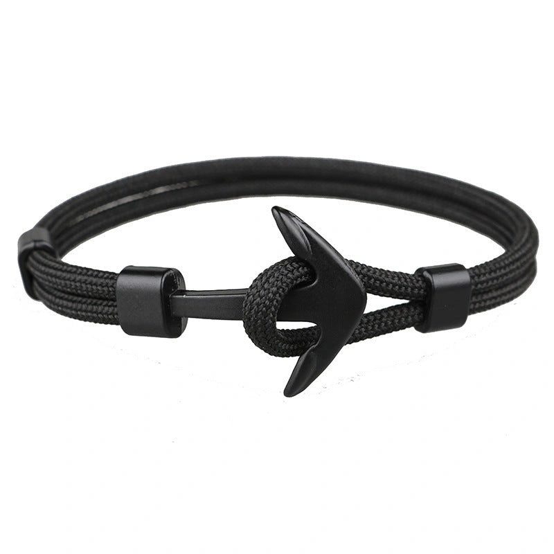 Unisex Pirate Anchor Bracelet with Hand Strap Gift