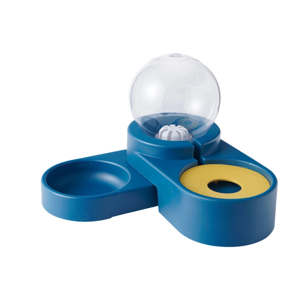 Automatic Pet Water Dispenser with Bowl, Nonelectric, 1.8L Capacity