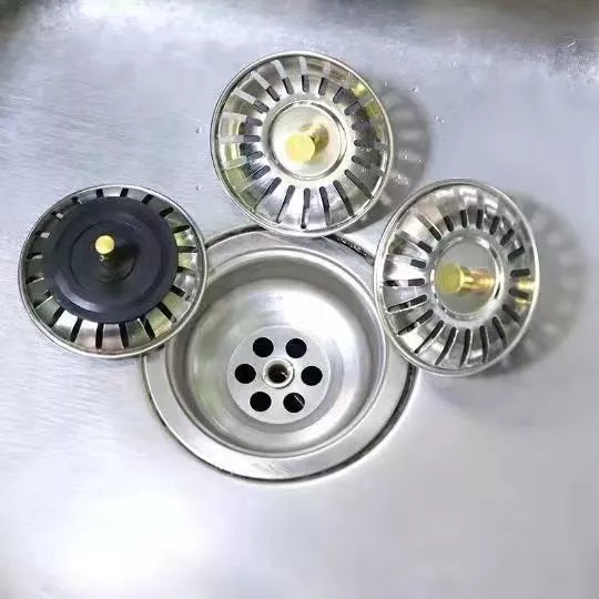 Stainless Steel Kitchen Sink Turnbuckle with Alloy Filter Screen