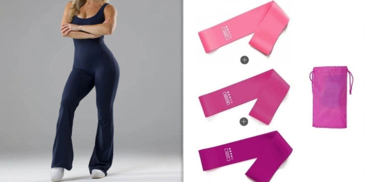 Slim Fit Backless Jumpsuit for Yoga & Exercise