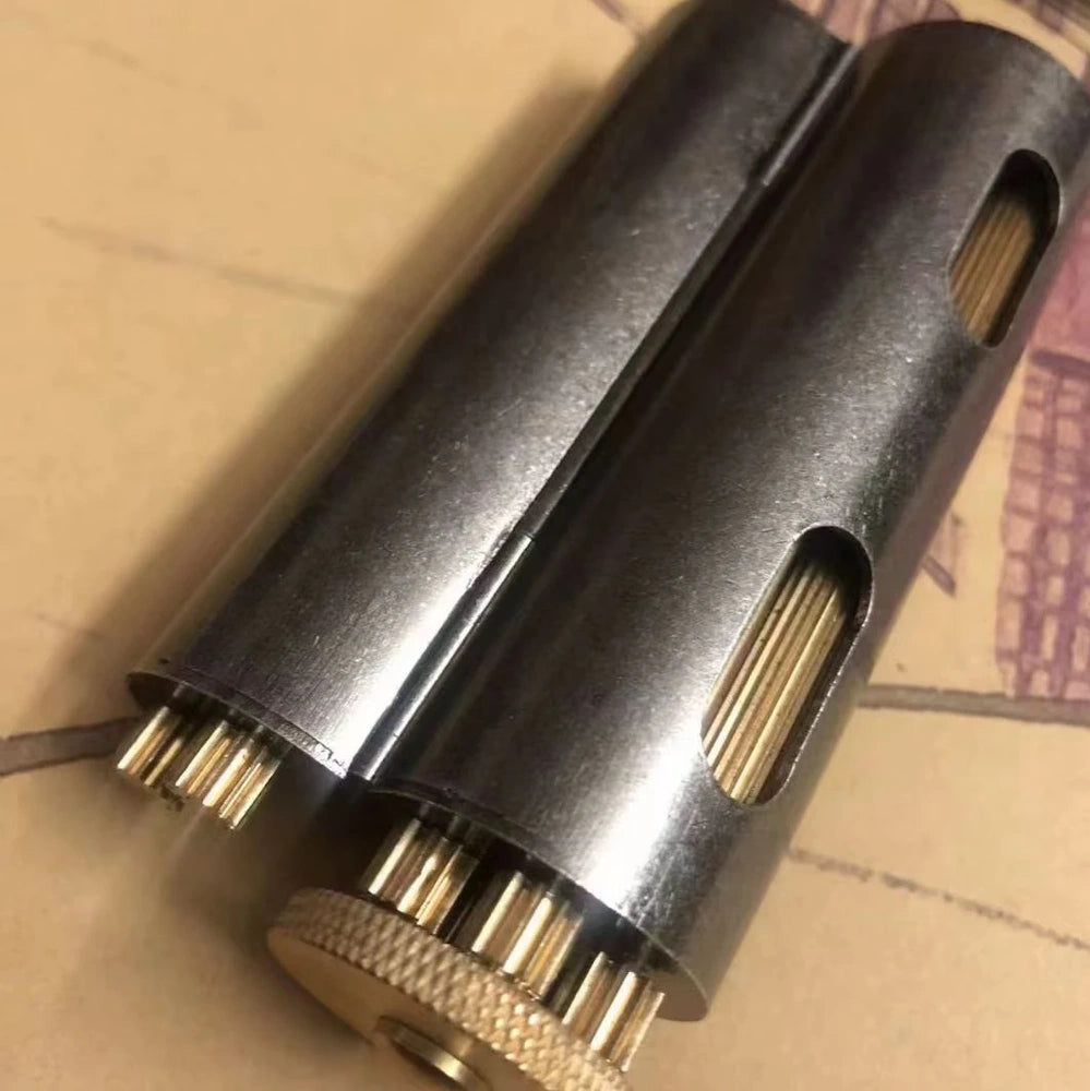 The Swifty Roll cigarette rolling device with round mechanism for 70mm cigarettes