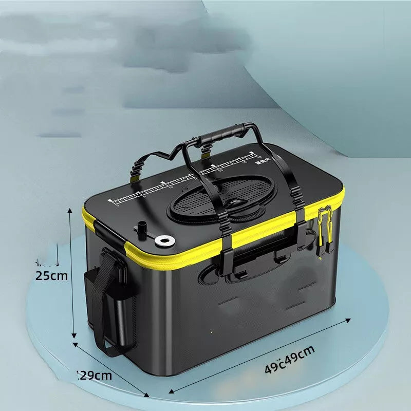 Thickened EVA Fish Protection Bucket with Oxygen Pump Options