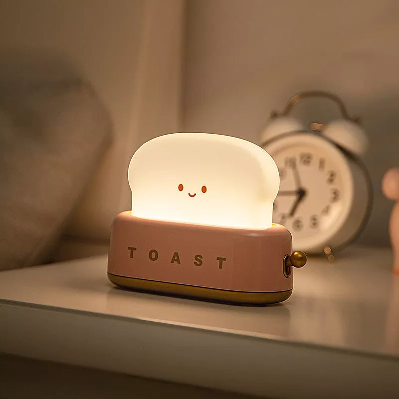 LED Bread Maker Night Light with USB Charging and Dimming Function