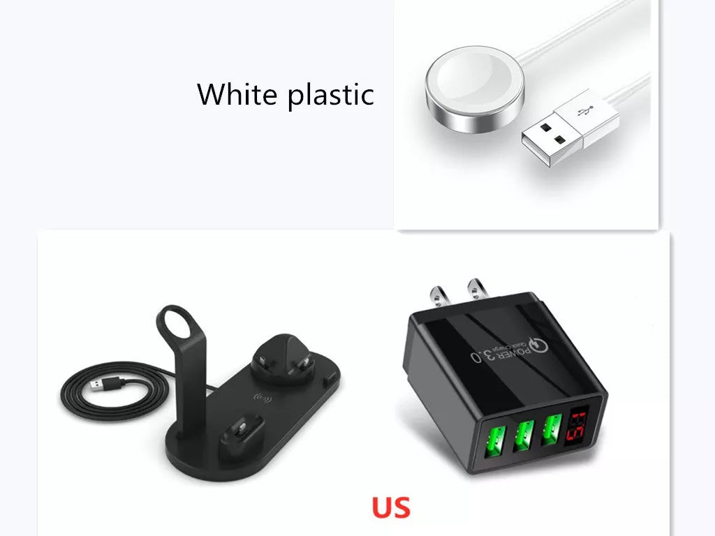 Wireless Charger Stand with 360-Degree Rotation and Fast Charging