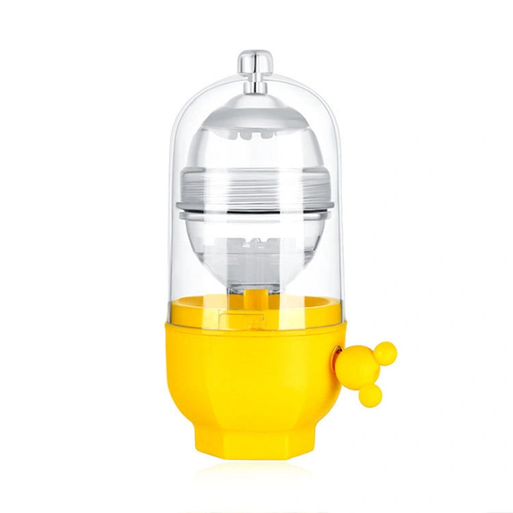 Manual Egg Mixer with Golden Egg Puller for Easy Yolk Mixing