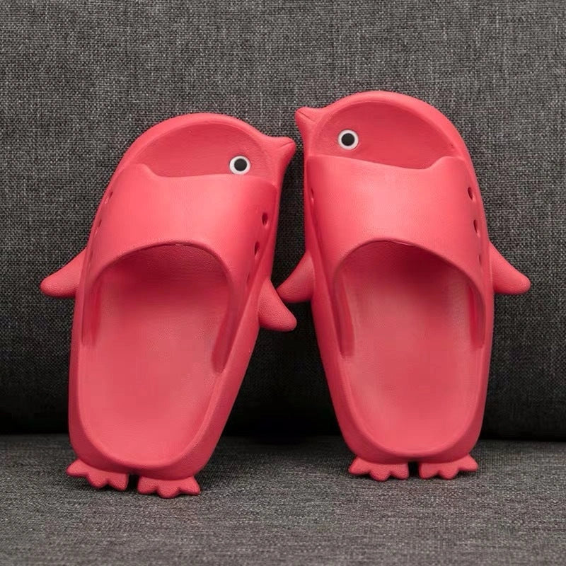 Children's Penguin Princess Sandals: Soft, Non-Slip Summer Slippers