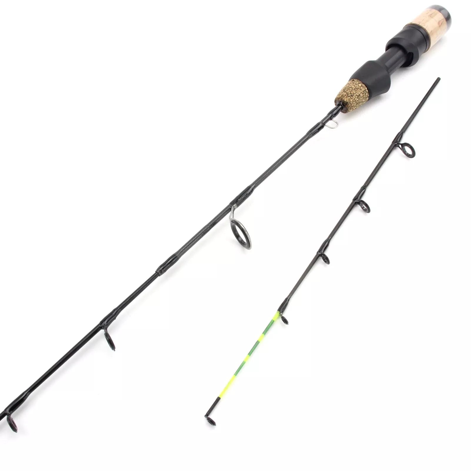 Double Tip Ice Fishing Rod with Spinning Wheel Tackle Set