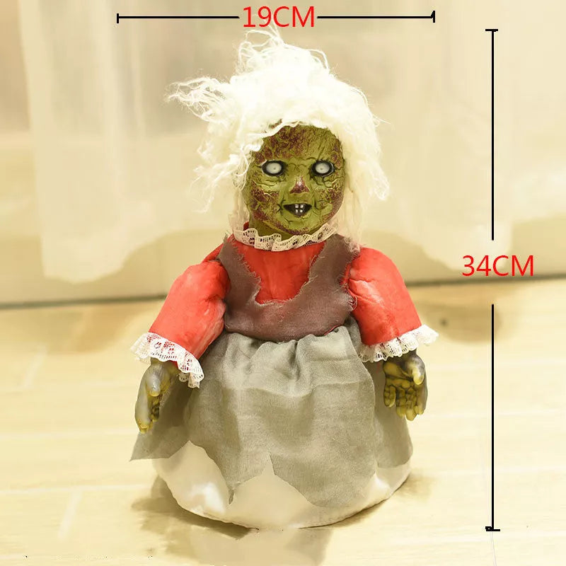 Halloween Decoration Walking Doll with Voice Activation