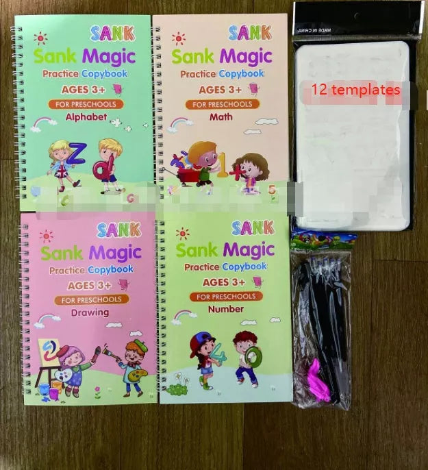Magic Calligraphy Stickers Set for English Practice