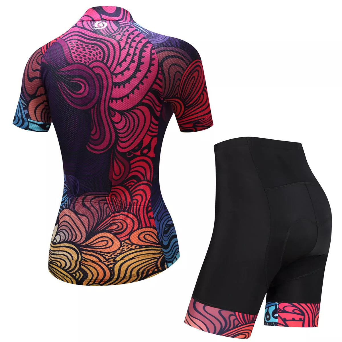 Mountain bike set with pineapple fabric for moisture wicking