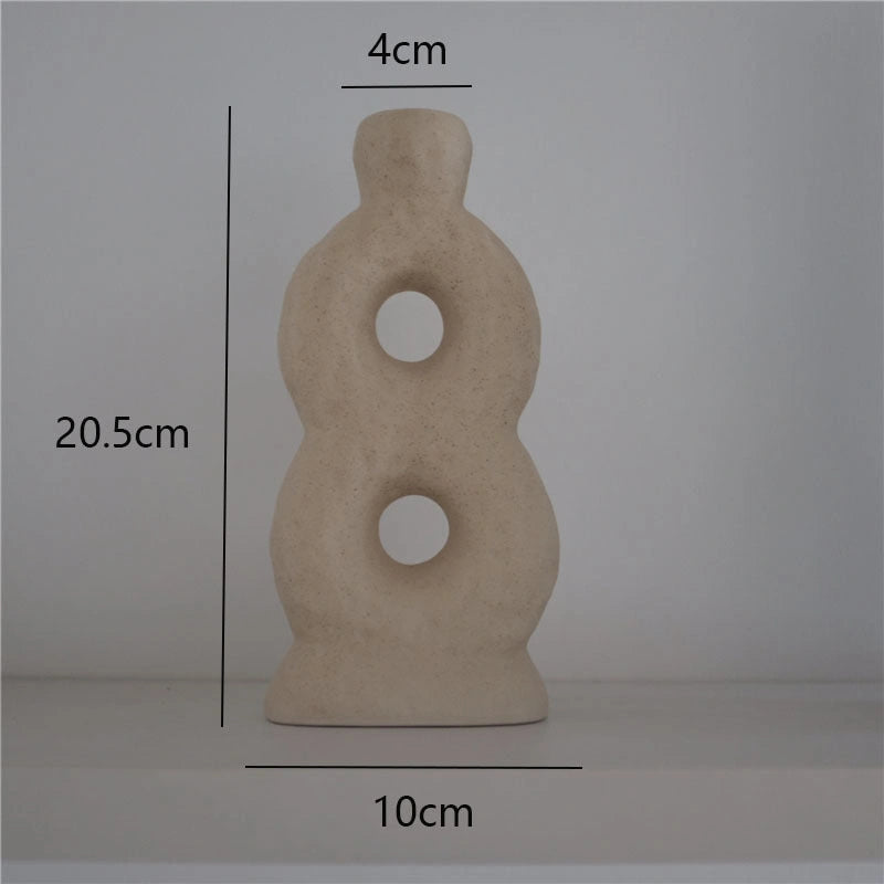 Minimalist Ceramic Vase Set for Modern Home Decor