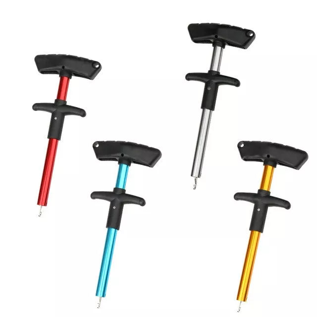 Portable T-shaped hook extractor for safe and efficient fishing