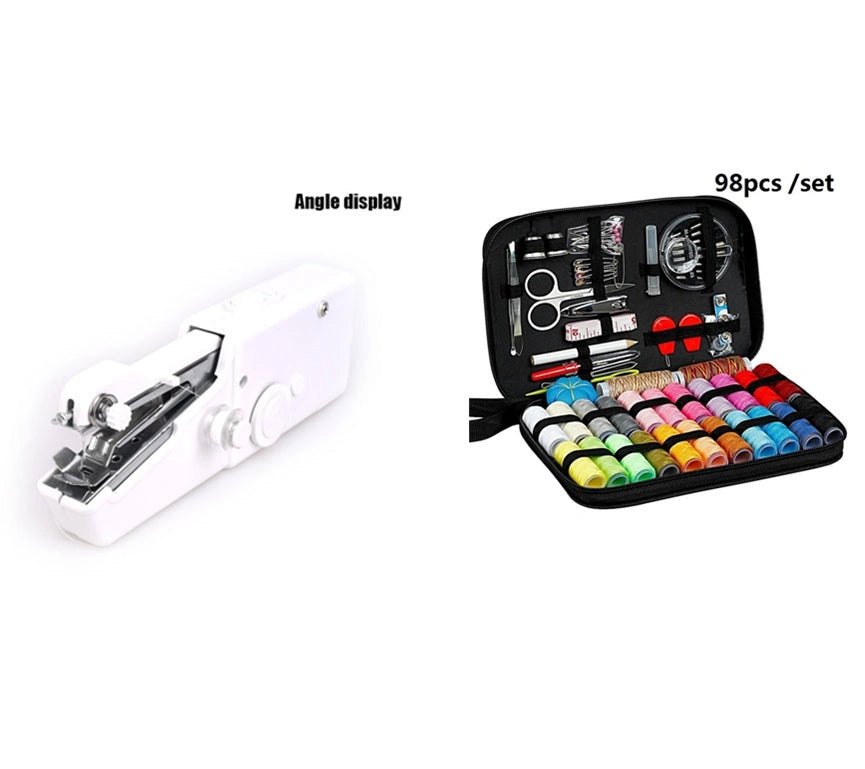 Compact Home Sewing Kit with 98 Accessories
