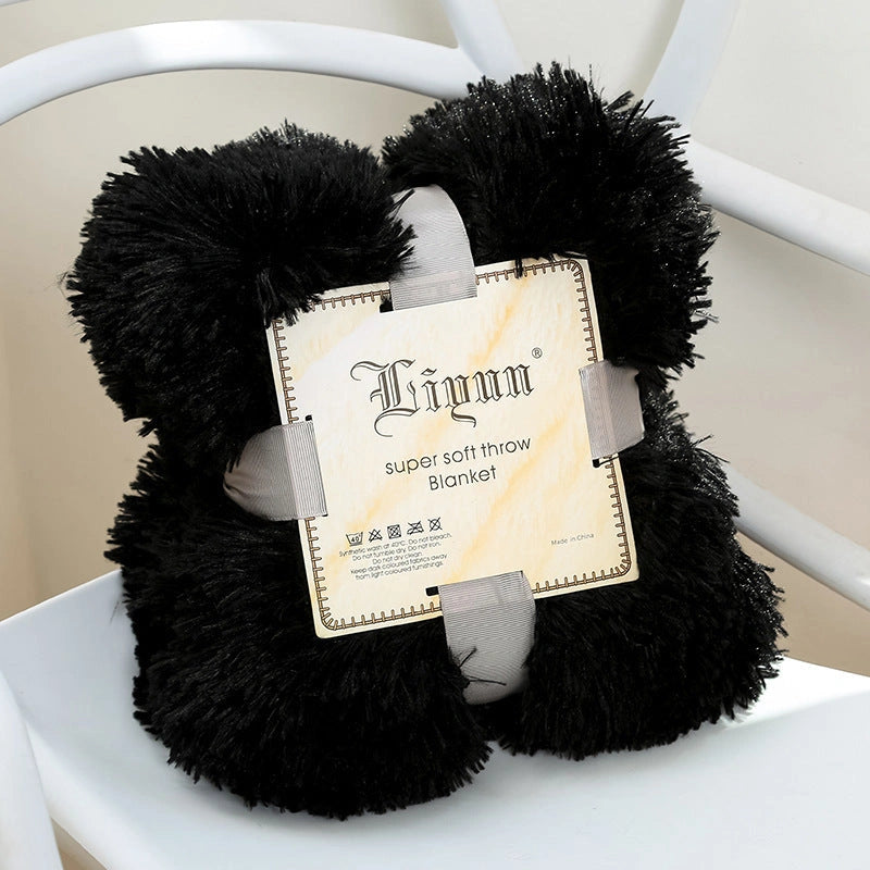 Coral Fleece Blanket with European Style and Multiple Size Options