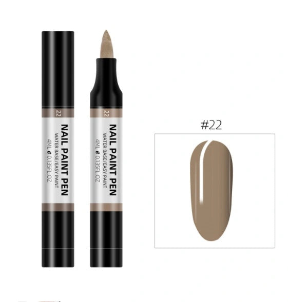 24 Color Water-based Nail Polish Painting Pen for 3D Designs