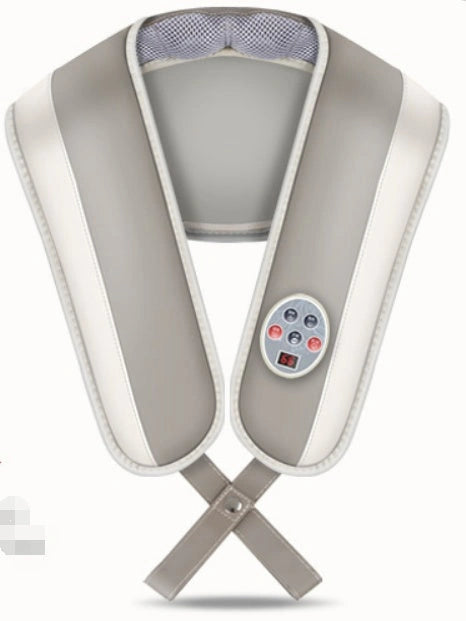 Heating massage shawl for neck, back, and leg relief