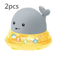 Electric Induction Whale Spray Toy for Baby Bath Time Fun