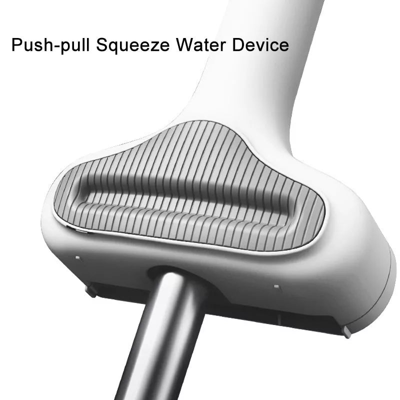 Microfiber Replacement Floor Mop with Magic Squeeze and Hands-Free Washing