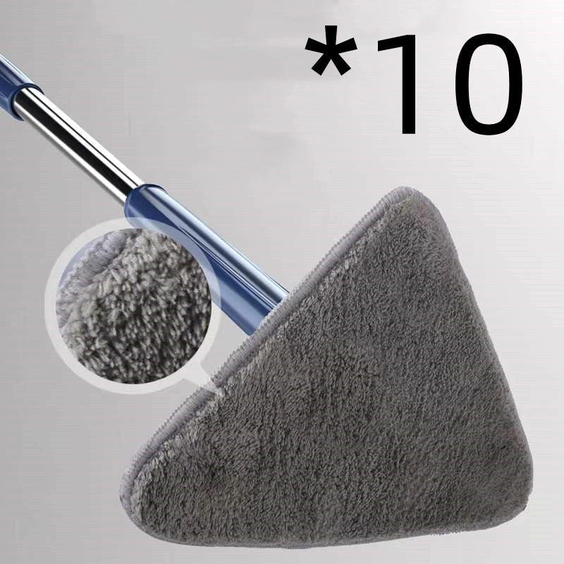 Extendable Triangle Mop with 360° Rotatable Head for Deep Cleaning