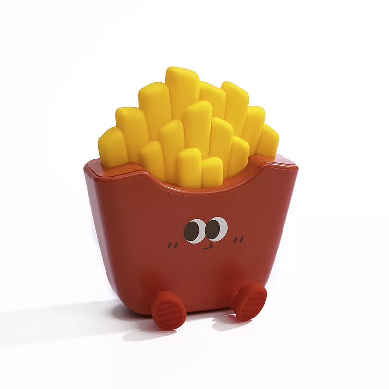 French Fries Night Light with Adjustable Brightness and Timing Function
