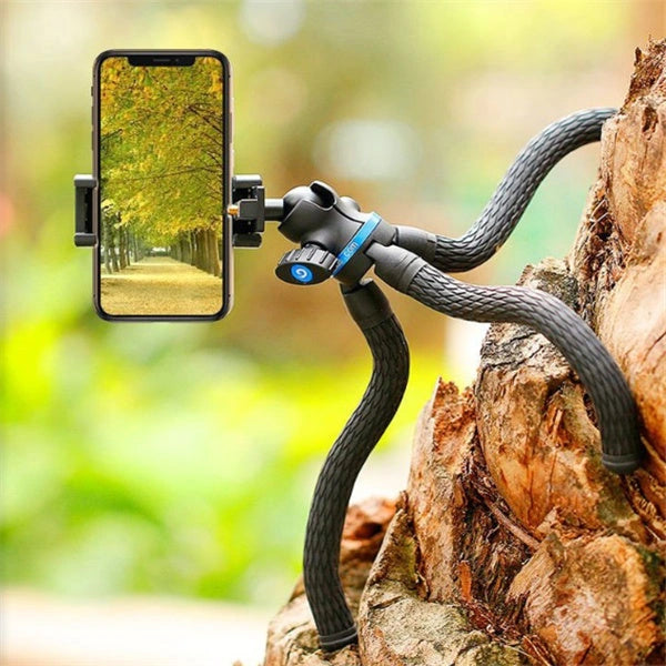 Octopus tripod for iPhone with 360-degree rotation