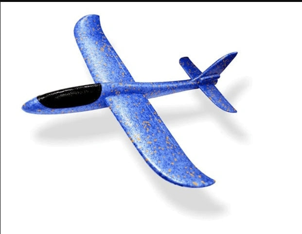 Luminous Hand Launch Flying Foam Airplane for Outdoor Fun