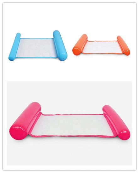 Inflatable Water Lounge Chair with Hammock-Style Design for Pool Relaxation