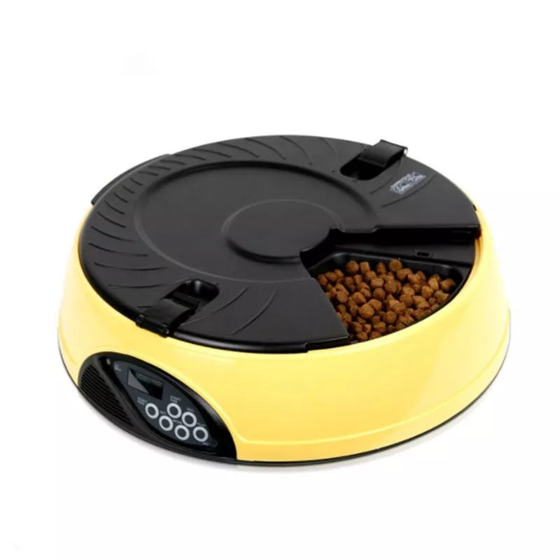 Pet Automatic Feeding Machine with 6 Independent Food Storage Slots