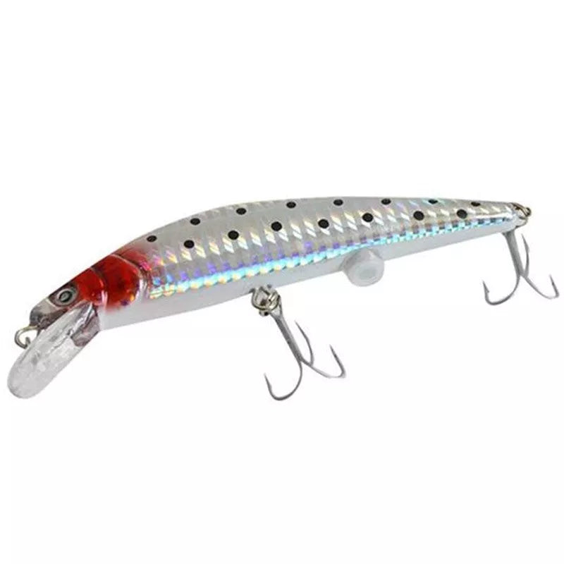 USB Rechargeable Twitching Fish Lure with Light