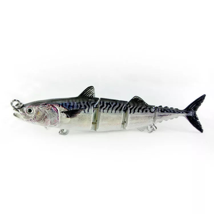 Four-section fishing bait simulation for light and sea water