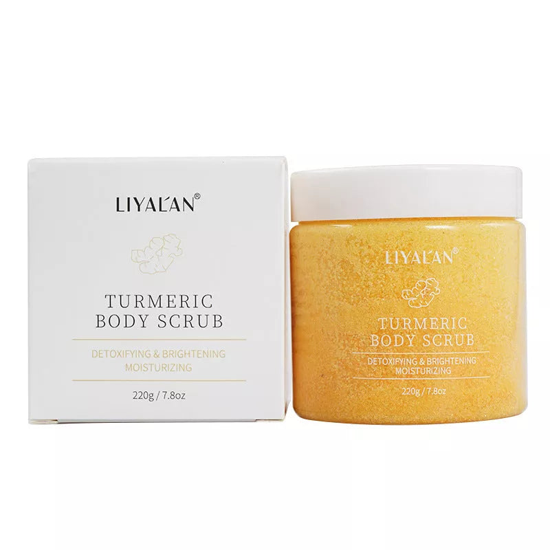 Turmeric Facial Scrub 220g for Softening Cutin and Brightening Skin