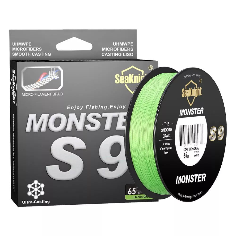 Durable Lua braided fishing line with high wear resistance