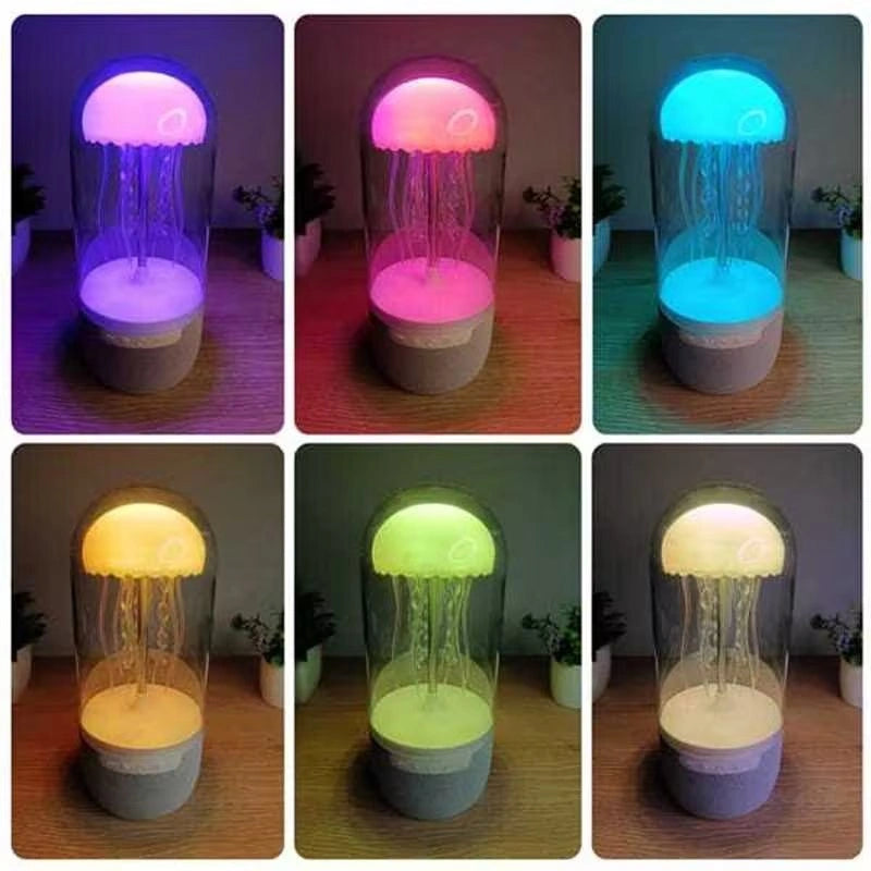 3-in-1 Jellyfish Lamp Bluetooth Speaker with LED Lights