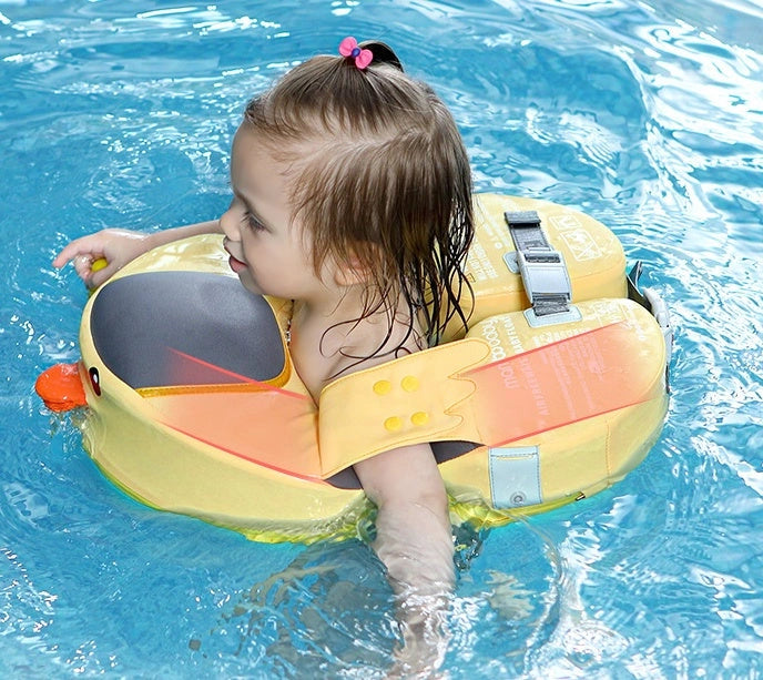 Duckling Underarm Swimming Ring for Toddlers - Airtight and Safe