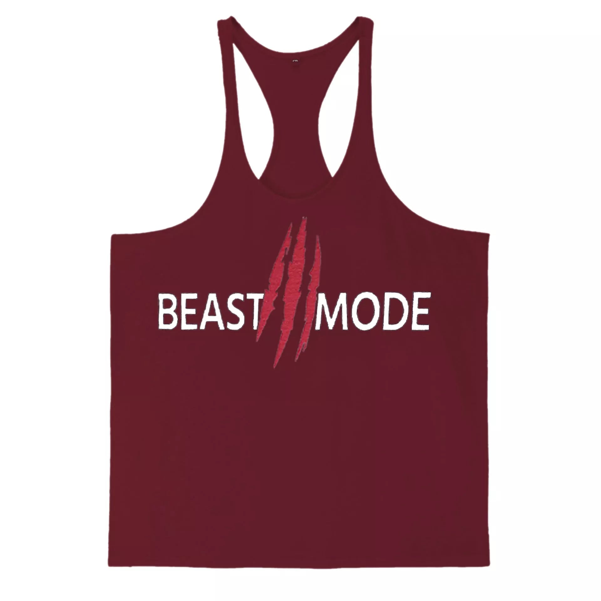 Men's Cotton I-Print Halter Vest for Summer Fitness