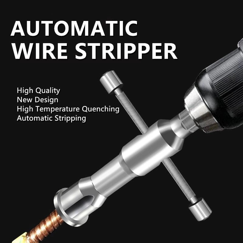 Automatic Wire Stripper for Quick Cable Peeling and Twisting