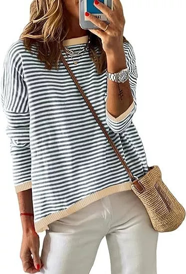 Striped Hoodie with Comfortable Fit