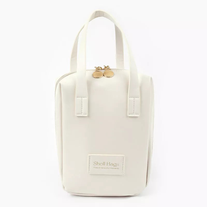 Girly Heart Egg Shell Waterproof Makeup Bag Large Capacity