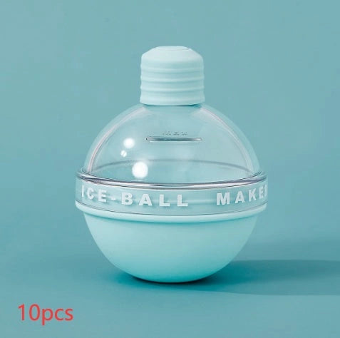 Food Grade Silicone Ice Ball Mold for Whiskey, 6CM Spherical Ice Cube Tray