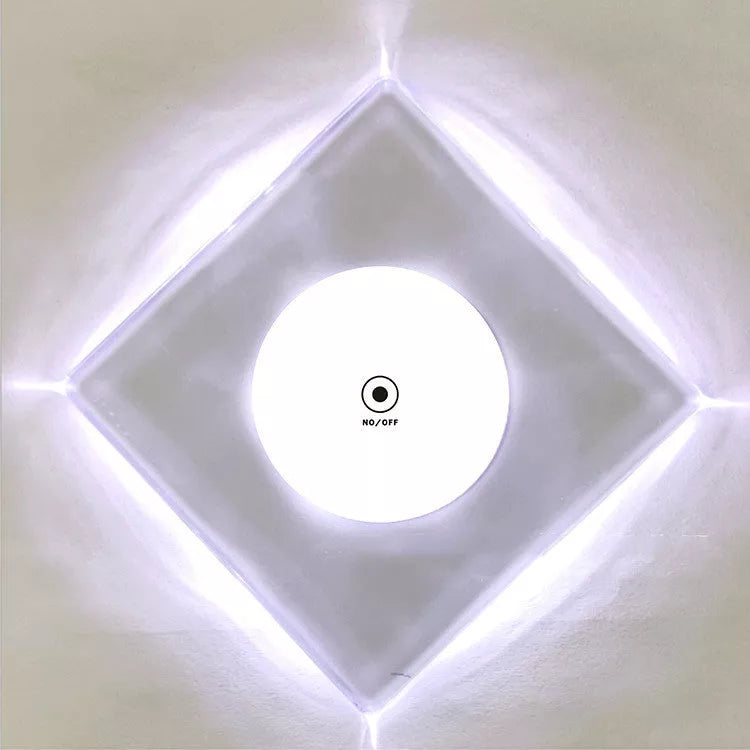 LED Glow Coaster Set with Multiple Light Modes for Cocktail Glasses