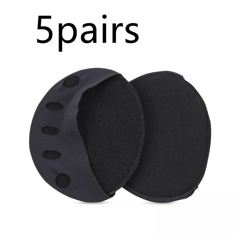 Invisible Five Finger Socks with Forefoot Cushion Pads
